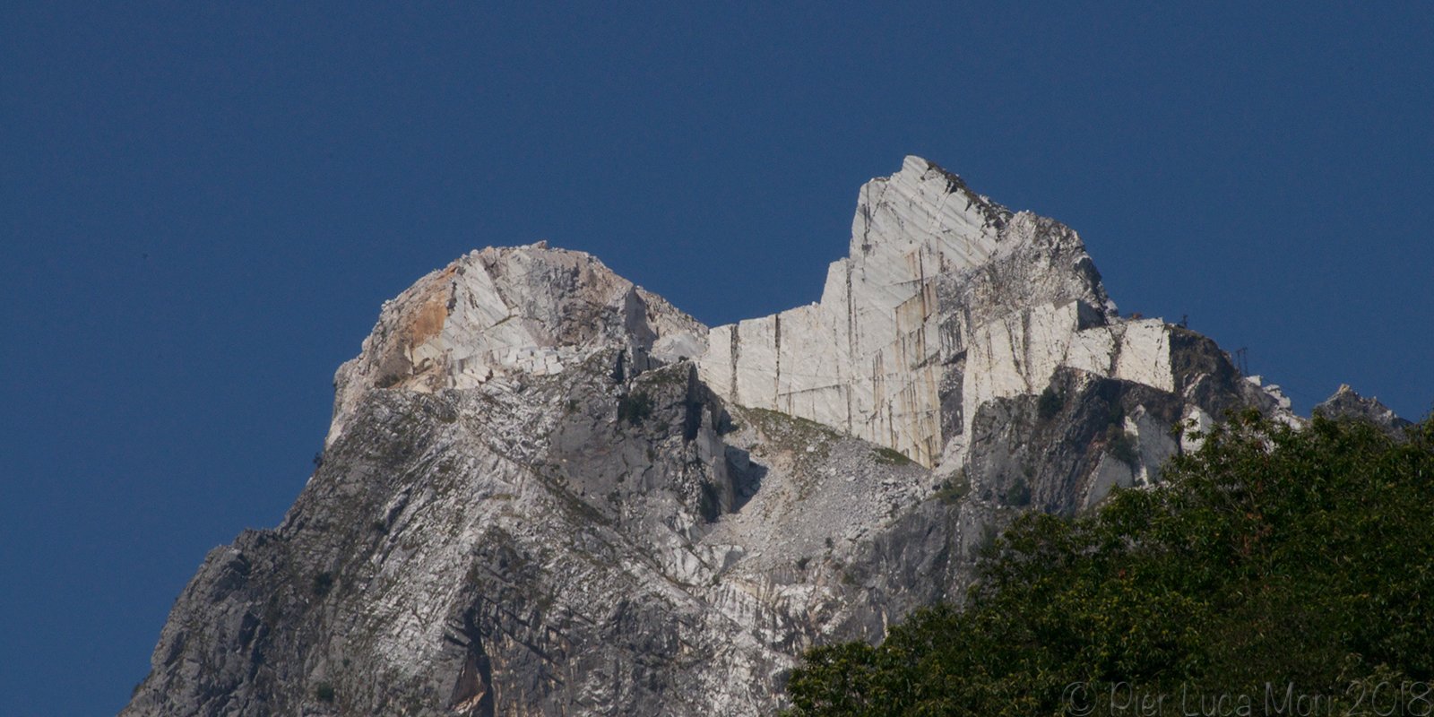 The Marble quarries on the Apuan Alps