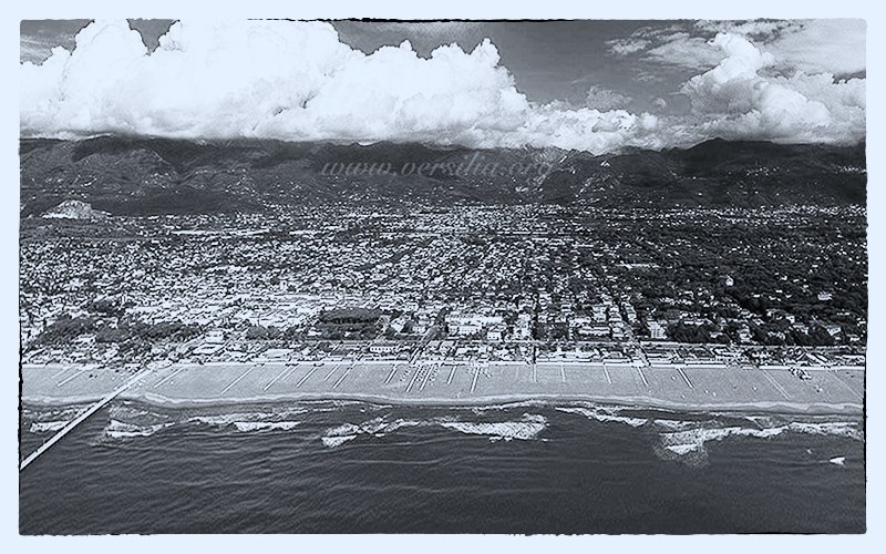 Map of Versilia