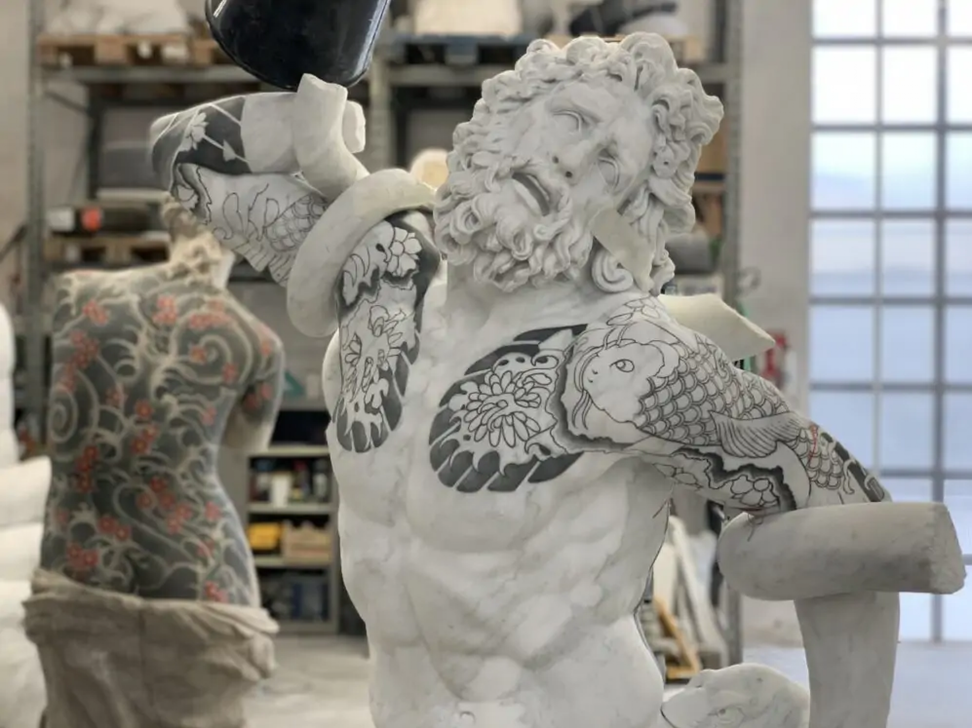 Fabio Viale - Marmo e tatuaggi in Pietrasanta
