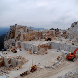 Carrara marble quarries