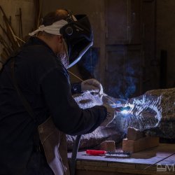 Bronze artistic work