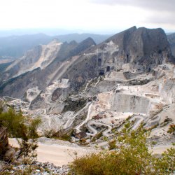 Carrara marble quarries