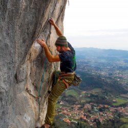 Climbing in Versilia