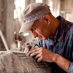 Artistic marble processing