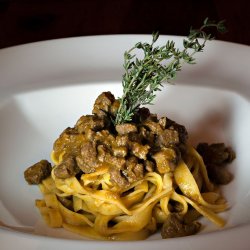 tagliatelle di cervo Ristorante Alex  versilia