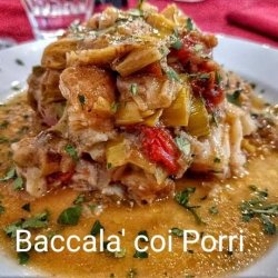 Baccalà coi porri