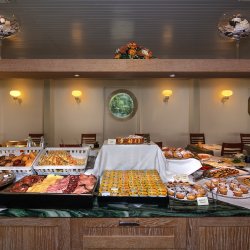 Frühstück im Hotel Esplanade in Versilia