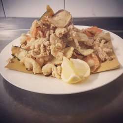 Frittura di pesce al Ritorante Fronte del Porto