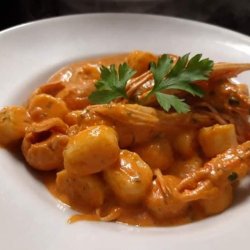 Gnocchi agli scampi al Piccolo Ingordo