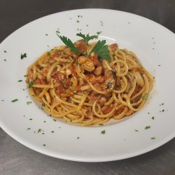 Spaghetti al Ritorante Fronte del Porto